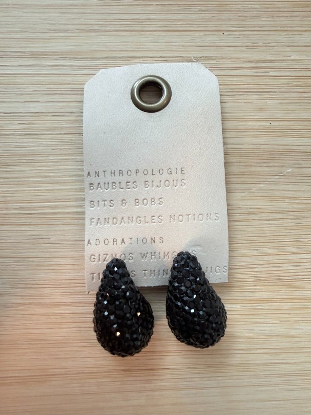 Anthropologie: The Petra Drop Earrings: Pavé Edition - Picture 2 of 3